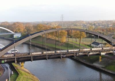 Drone-inspectie spoorbruggen Eefde & Tiel