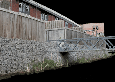 Gedetailleerde 3D kademeting Bergen op Zoom